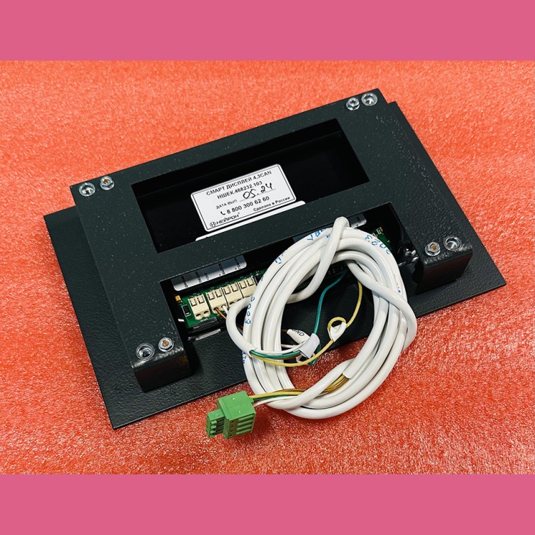 Смарт дисплей встраиваемый 4.3CAN в сборе НШЕК.468232.103
