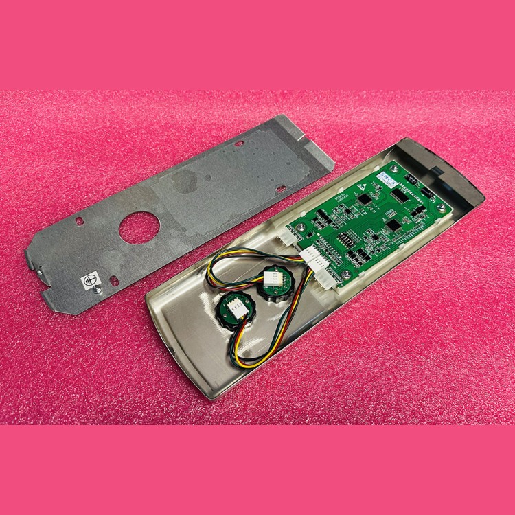 Вызывной пост 2 кнопки синяя подсветка с индикатором LMBS430 XAA308NA6AS Xizi Otis